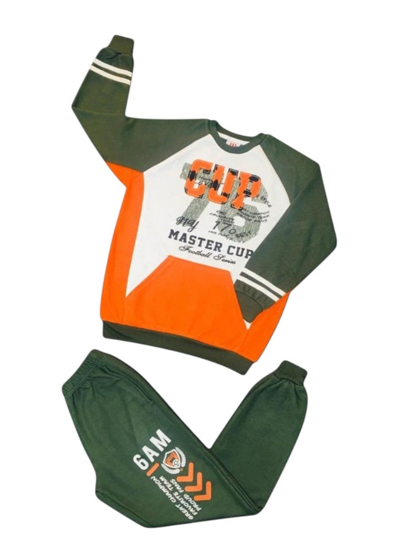 تشويس بيجامة ولادي شتوي ترنج "CUP"، تصميم عصري ومريح مناسب لفصل الشتاء - كود 200