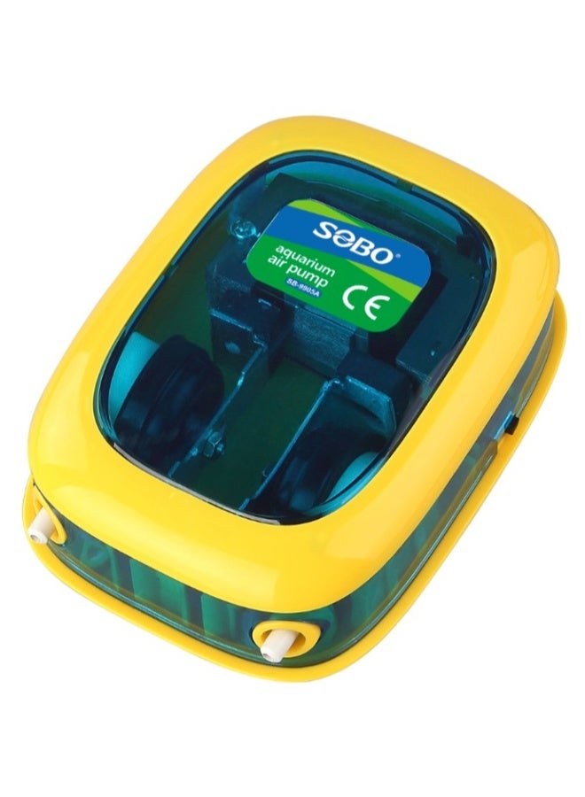 سوبو مضخة هواء لحوض السمك من SOBO – (SB-9903A / SB-9905A) – مضخة أكسجين بفتحة واحدة أو فتحتين لحوض الأسماك - Image 4