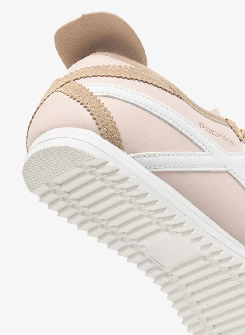 Paprika PINK Women Lace-Up Ankle Sneakers for Women | Best Price UAE