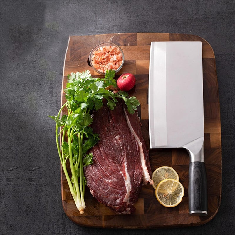 Machado Handmade Serbian Forged Butcher Hunters Meat Cleaver Kitchen Knife | Chopper Bone Cutting Knives - German Stainless Steel - for Home Kitchen Restaurant Outdoor BBQ Camping and Gifting - Image 5