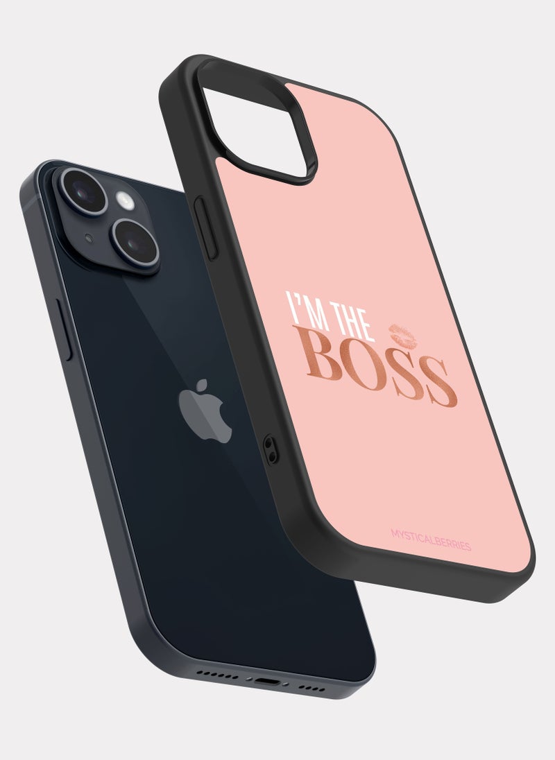 PXLAAT iPhone 14 case cover I'm The Boss - Image 2