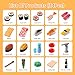 Funpynani Sushi Slicing Play Food Set 34Pcs 3 Ages LED Light with Color Changing Pretend Food Toys Accessories with Velcro for Kids Play Kitchen for Toddlers Learning Gift for Girls Boys - Image 2