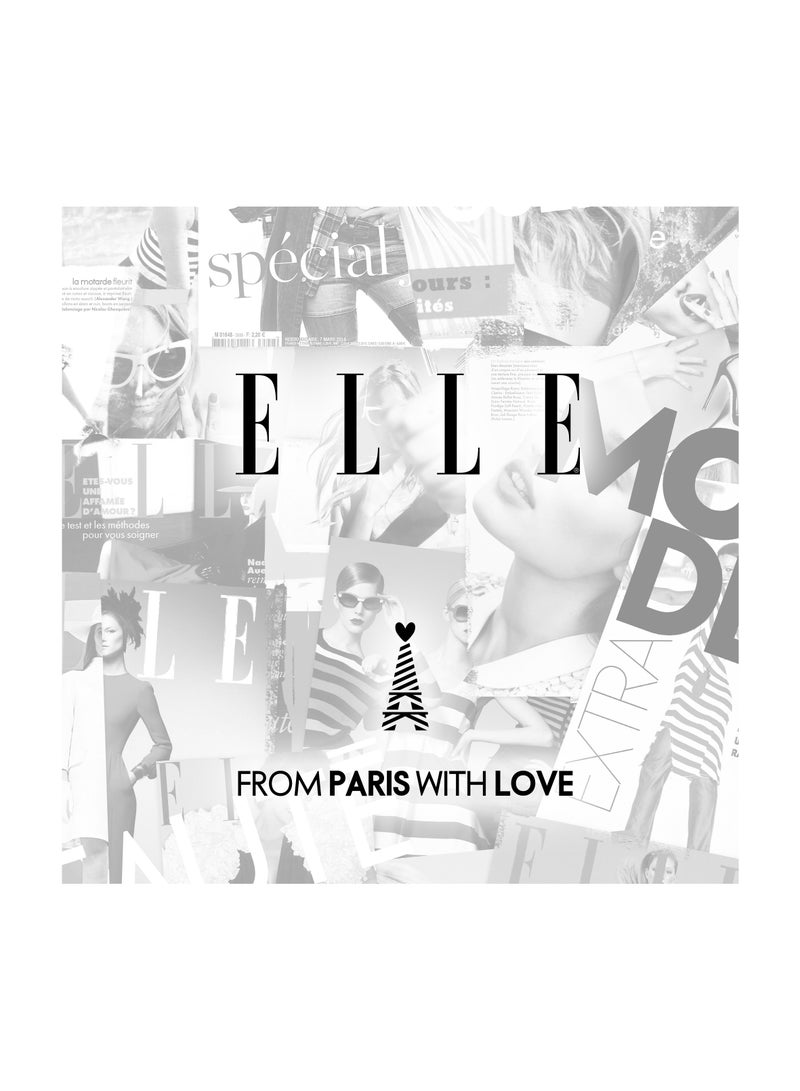 قناع التقشير المعزز للشباب من ELLE - مضاد للشيخوخة، مرطب ومفتح للبشرة - غني بالببتيدات والنياسيناميد وحمض اللاكتيك وحمض الهيالورونيك لبشرة متألقة وشابة، عبوة من 4 قطع