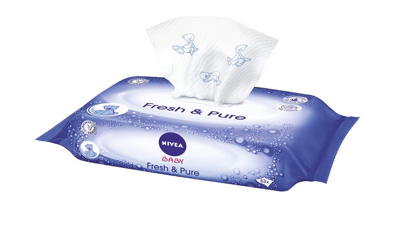 Nivea Baby Fresh & Pure Wet Wipes 63x - Image 4