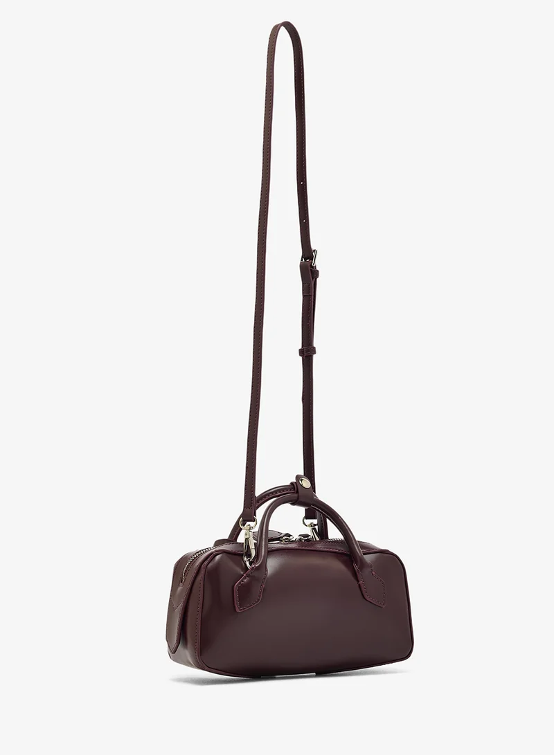 ELLA East-To-West Top Handle PU Crossbody
