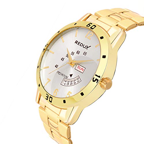 REDUX Stainless Steel Rws0271S Analogue Silver Dial Day & Date Functioning Watch For Men - Image 3