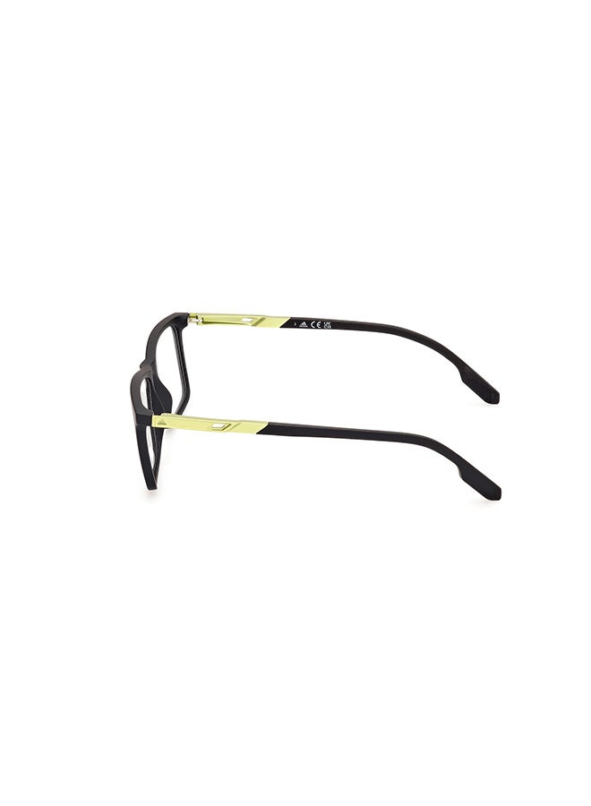 Adidas إطارات نظارات مستطيلة للرجال باللون الأسود غير اللامع ADIDAS SP507000254 54 مم - Image 2