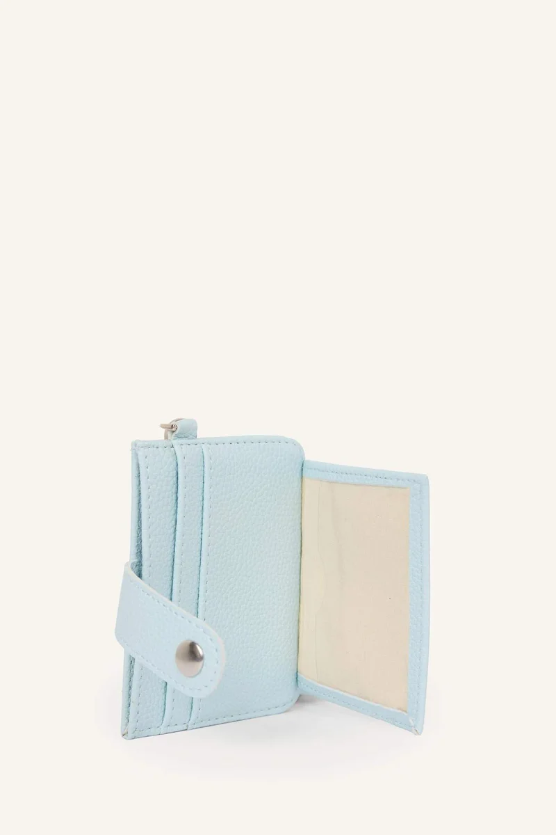 Defacto  Woman Faux Leather Business Card Wallet for Women | Best Price UAE