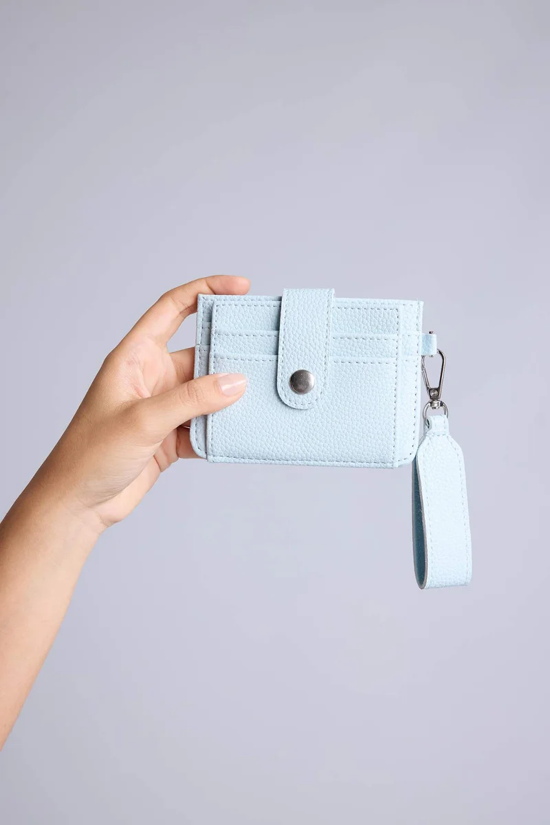 Woman Faux Leather Business Card Wallet