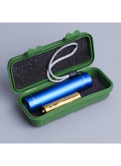 Dry Battery Flashlight Reading Student Dormitory Special Strong Light Super Bright Children's Eye Protection Small Flashlight-Product Specifications:Blue (send 2 Aa Batteries For Collection)