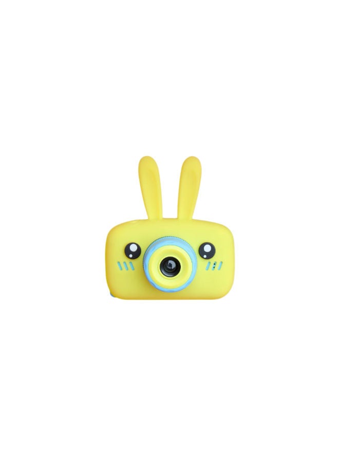 SHOPI Cartoon Rabbit Cute Selfie Rechargeable Camera 2.0 Inches Display Screen ( YELLOW ) - Image 1