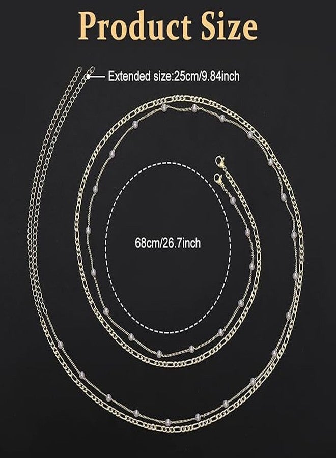 ZUGAD Glamorous Beach Body Jewelry – Gold Waist Chain with Multiple Layers of Pearls and Beads, Fashionable Accessory for Women and Girls - Image 4