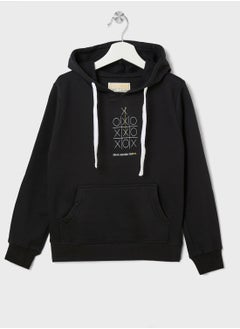 Instafab Front Pocket Printed Hoodie  - Image 1