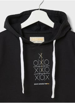 Instafab Front Pocket Printed Hoodie  - Image 3