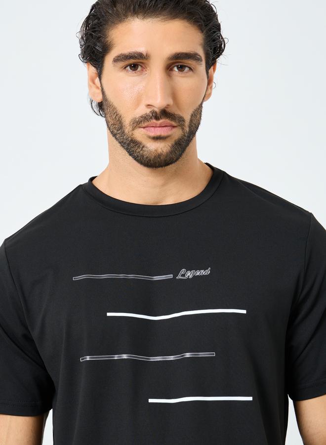 تايك تو تيشيرت جرافيك بطبعة مستديرة - Image 4