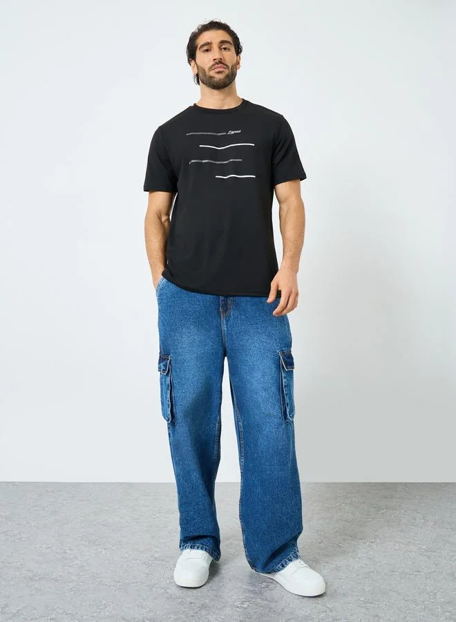 Take Two Graphic Print Round Neck T-Shirt