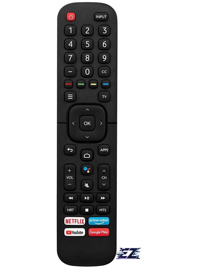 جهاز التحكم عن بُعد PopZa ERF2K60H متوافق مع تلفاز Hisense Quantum 4K ULED UHD LED الذكي - بدون تحكم صوتي مع بطارية - Image 2