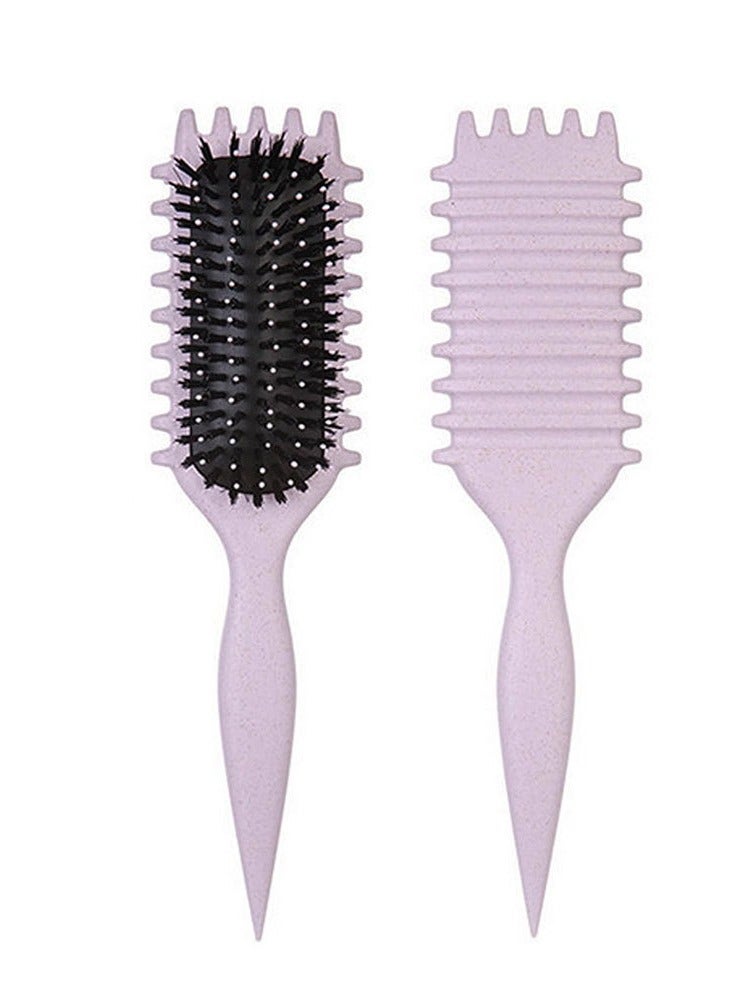BEUTPATER Curl Define Styling Brush,Curly Hair Brush, Wet Dry Detangler Hair Brush, The Essential Tool For Shaping And Styling Your Curls, Achieve Perfectly Defined Curl (Purple) - Image 1