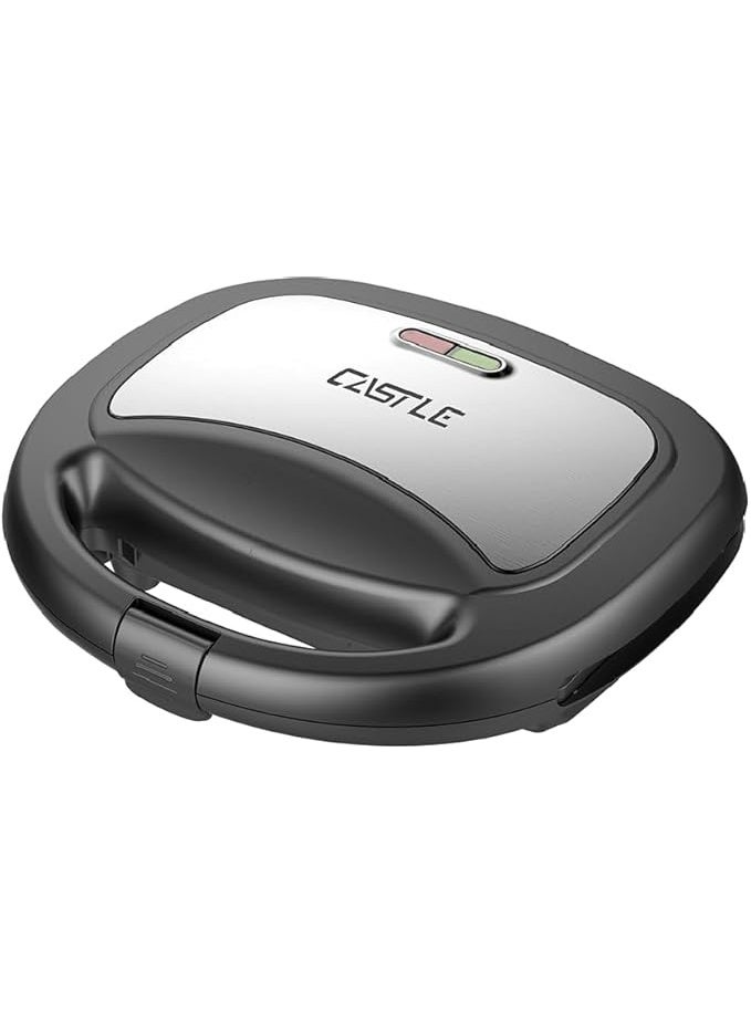 كاسل وافل ميكر، 1 لوح، 750 وات، SMW1750 - اسود فضي - Image 1