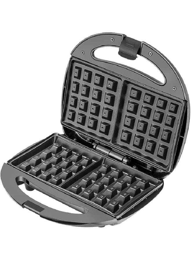 كاسل وافل ميكر، 1 لوح، 750 وات، SMW1750 - اسود فضي - Image 2