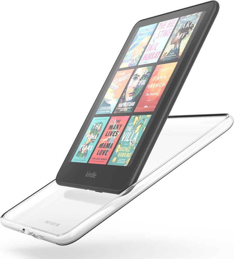 ميشون كابل حافظة الشفافة لجهاز Kindle Paperwhite الجيل الحادي عشر (2022) – نحيفة، خفيفة الوزن، شفافة تمامًا، ومرنة في الاستخدام؛ توفر حماية مثالية مع سهولة في الوصول والتركيب. - Image 2