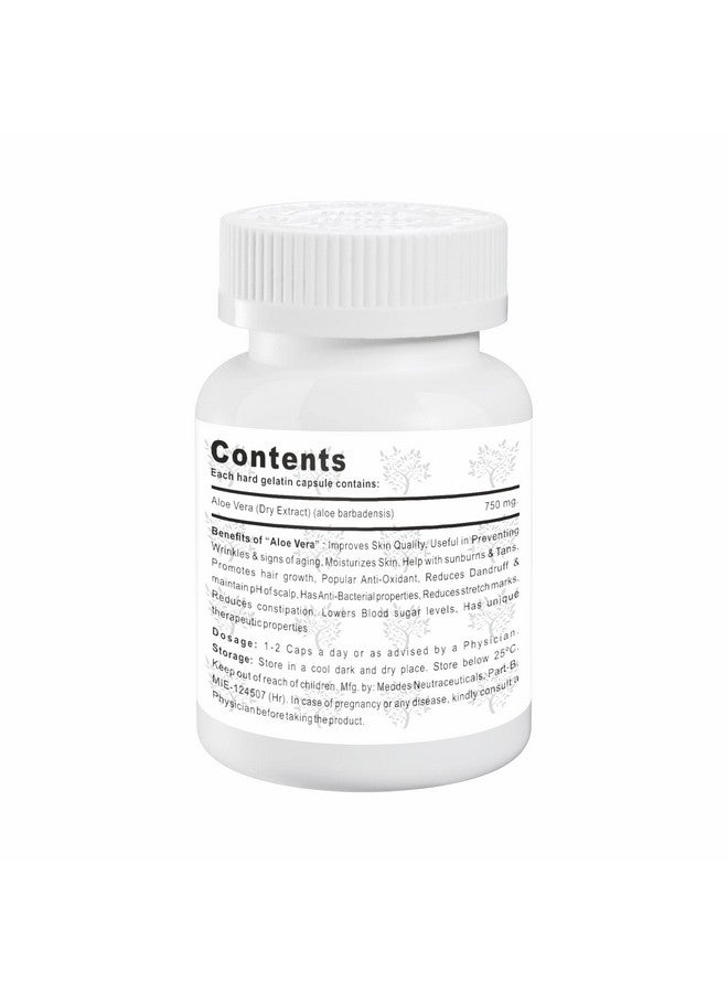 Crosslands Pure Extract Of Aloe Vera Capsules | 750Mg | Boosts Immunity | Improves Digestion & Liver Functions | Eliminates Toxins | Helps In Weight Management | Improves Skin Quality | Removes Dead Cells | Aid Wound Healing & Support Blood Sugar Levels | Support Kidney Health | 60 Capsules - Image 2