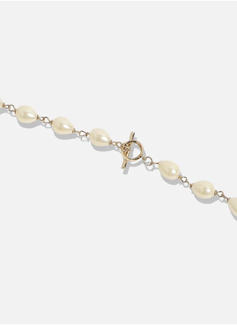 SOHI Designer Statement Stone Necklace
