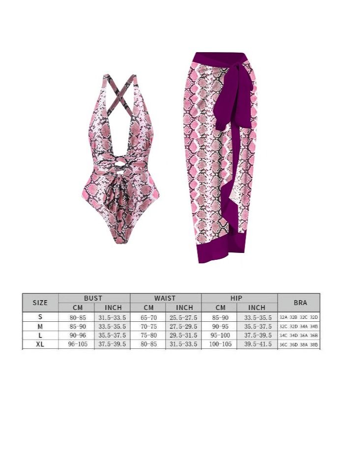 Y&D 2-Piece Women Swimsuit with Skirt Holiday Beach Dress Female Retro Swimwear Vintage Surf Wear Summer - Image 2