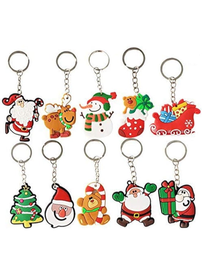 20 pieces - Christmas Themed Keychains for Christmas - Image 1