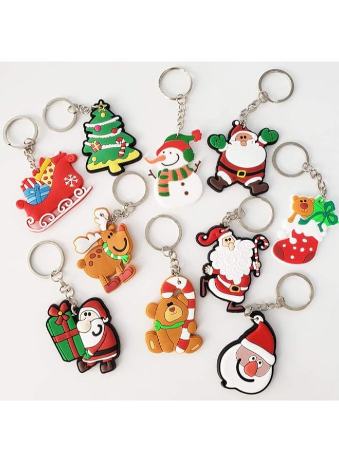 20 pieces - Christmas Themed Keychains for Christmas - Image 2
