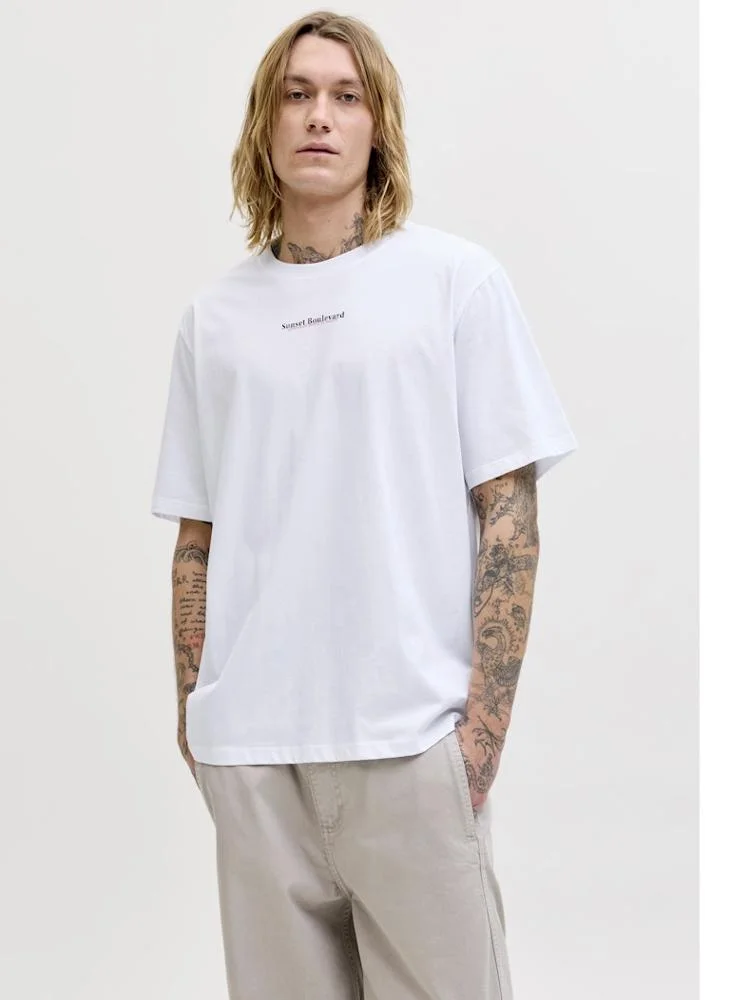 JACK & JONES Photoprint Crew neck relaxed fit T-shirt
