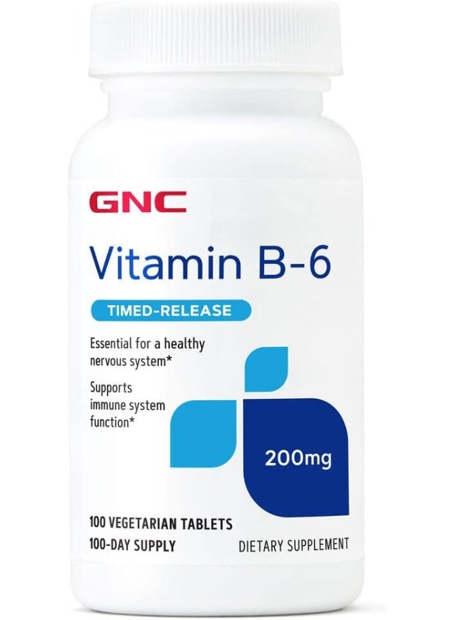 جي إن سي فيتامين ب 6 من جي إن سي 200 ملجم - Image 1