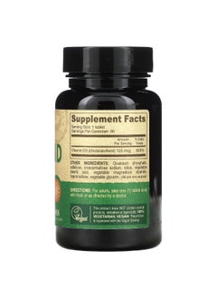 Deva Deva, Vegan Vitamin D3, 125 mcg (5,000 IU), 90 Tablets  - Image 2