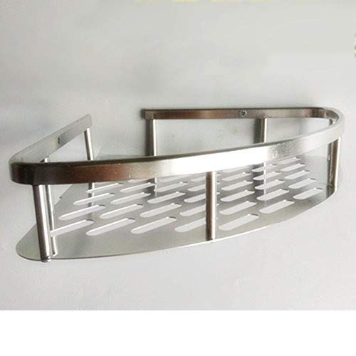Lomesh Bathroom Shelves Multipurpose Kitchen Bathroom Toilet Corner Shelf Wall-Mounted Cosmetic Shampoo Soap Holder Triangular Storage Shelve Shower Deck Caddy Organizer Rack Basket - Image 5