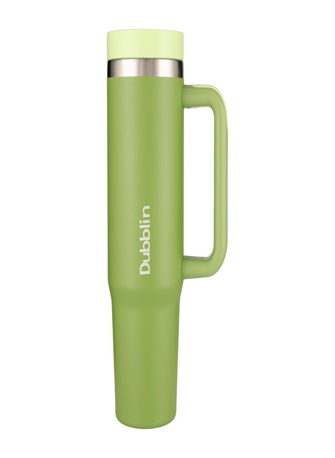 DUBBLIN Dublin Bold 900 ML Insulated Travel Mug with Handle | Stainless Steel Tumbler with Lid | Coffee Cup, Fits Car Cup Holder (Green) - Image 1
