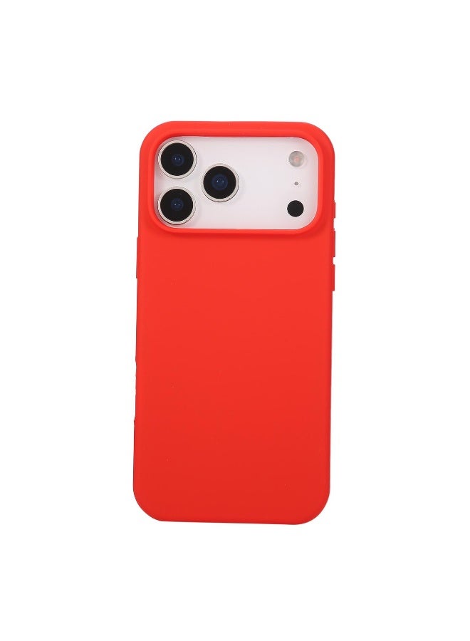 جيرفور غطاء سيليكون سائل فاخر عالي الجودة لهاتف Apple iPhone 17 Pro 5G 2025 (MCRPSN) - وردي فاتح - Image 1