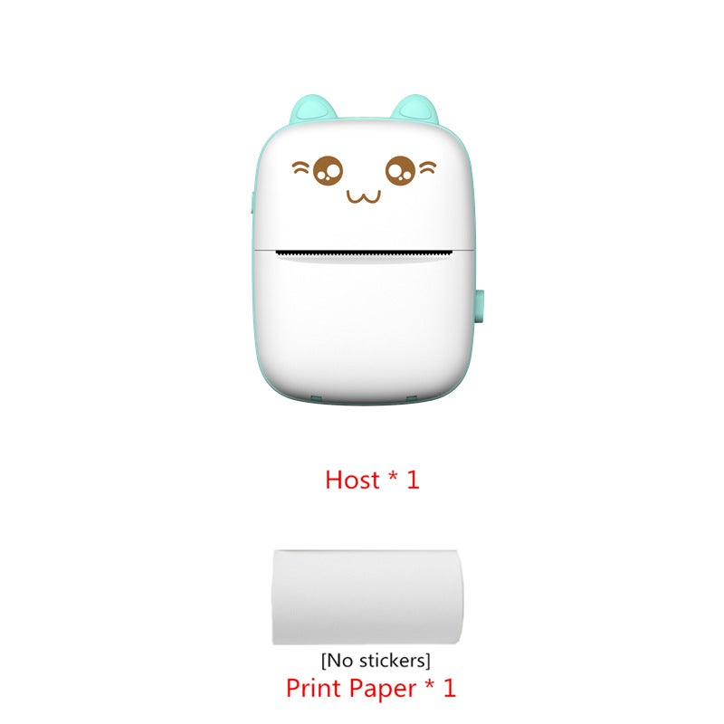Xunchen Ai Wrong Question Label Printer Ultra-Clear Small Mini Po Account Printing Homework Organization Meow Meow Artifact - Image 1