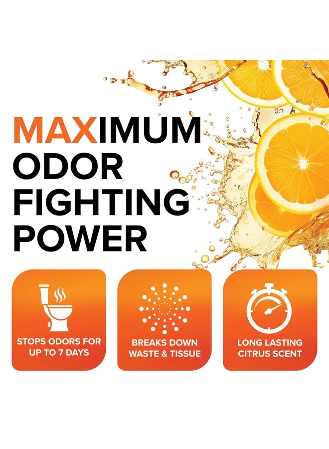 Camco Camco TST MAX RV Toilet Treatment 32 oz. - Control Unwanted RV Sewer Odors & Break Down Waste and RV Toilet Paper - Biodegradable Septic Safe Formula - Orange Scent (41192) - Image 3