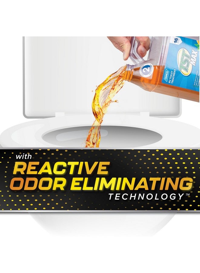 Camco Camco TST MAX RV Toilet Treatment 32 oz. - Control Unwanted RV Sewer Odors & Break Down Waste and RV Toilet Paper - Biodegradable Septic Safe Formula - Orange Scent (41192) - Image 2