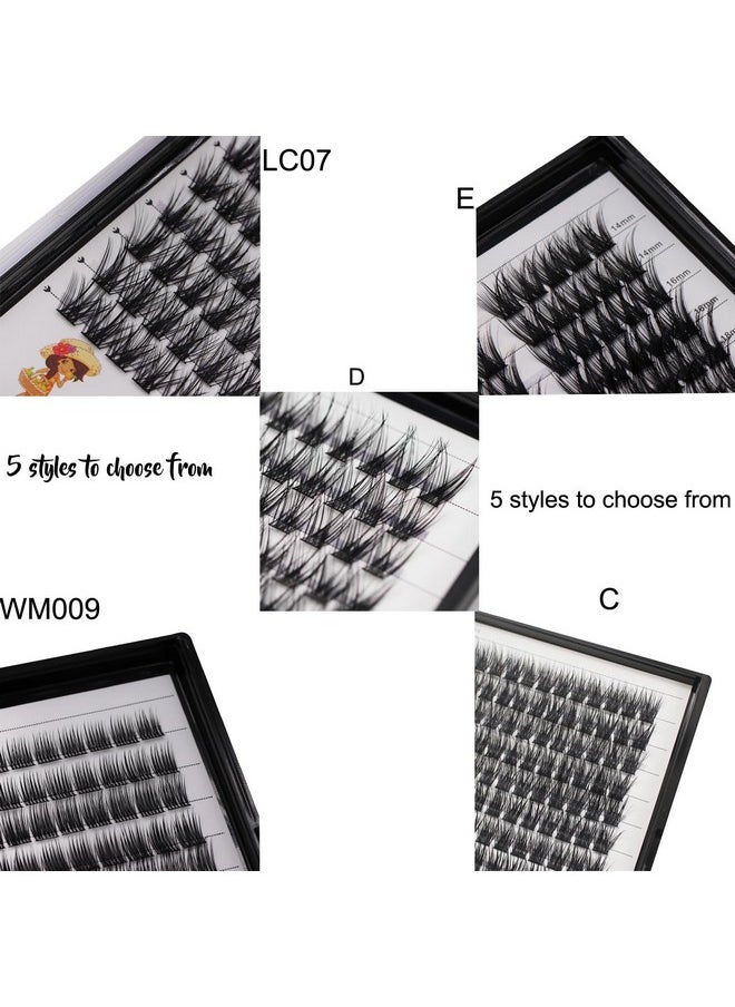 Vayator D Curl/Dd Curl Eyelash Bundles With Multiple Sizes To Choose Natural Eyelash Bundle Expansion Kit Beginner Hair Bundle Kit Single Bundle Bonding Sealing (C10121416Mm Mixed)  - Image 2