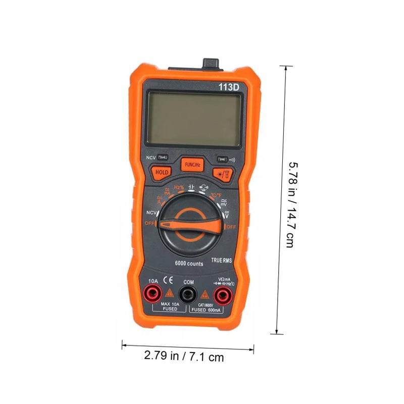 High Precision Digital Multimeter with Magnetic Resistance Measurement Portable Electrical Tester - Image 3
