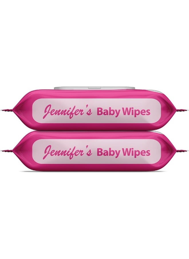 Jennifer's Pack Of 2 Baby Wipes 80S 160 Wipes  - Image 1