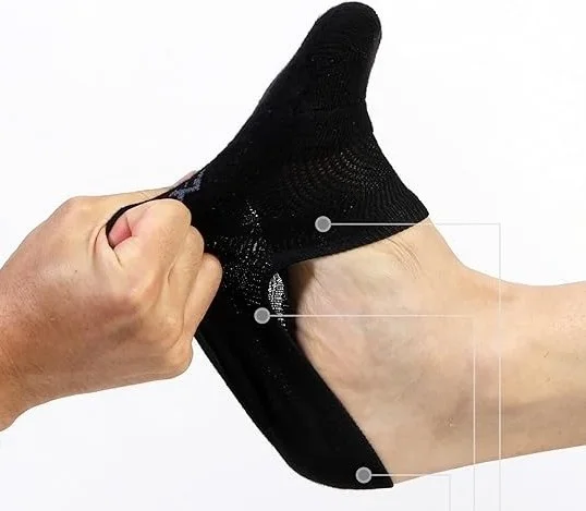 Deribond 9 Pieces Sneaker Socks Women Cotton Invisible Socks