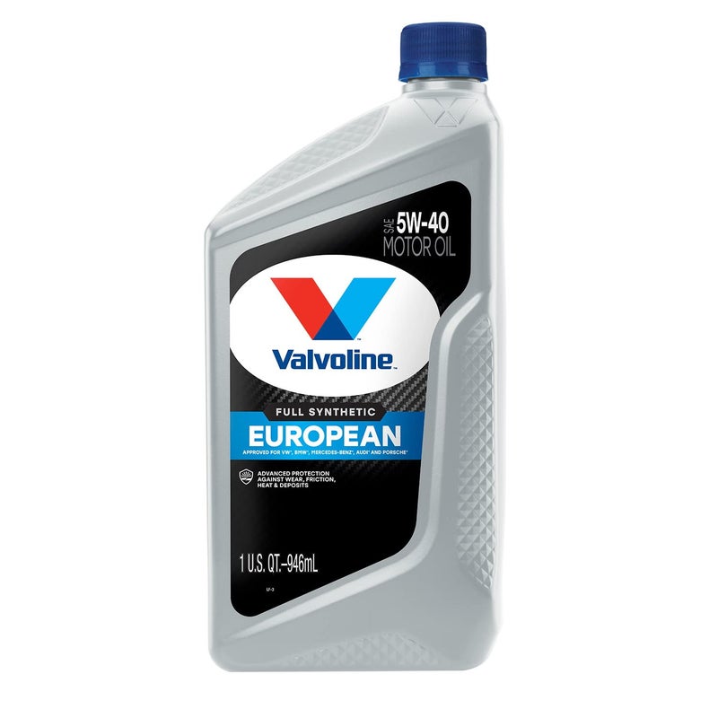 Valvoline زيت محرك فالفولين للسيارات الأوروبية بالكامل 5W-40 1 كوارت - Image 1