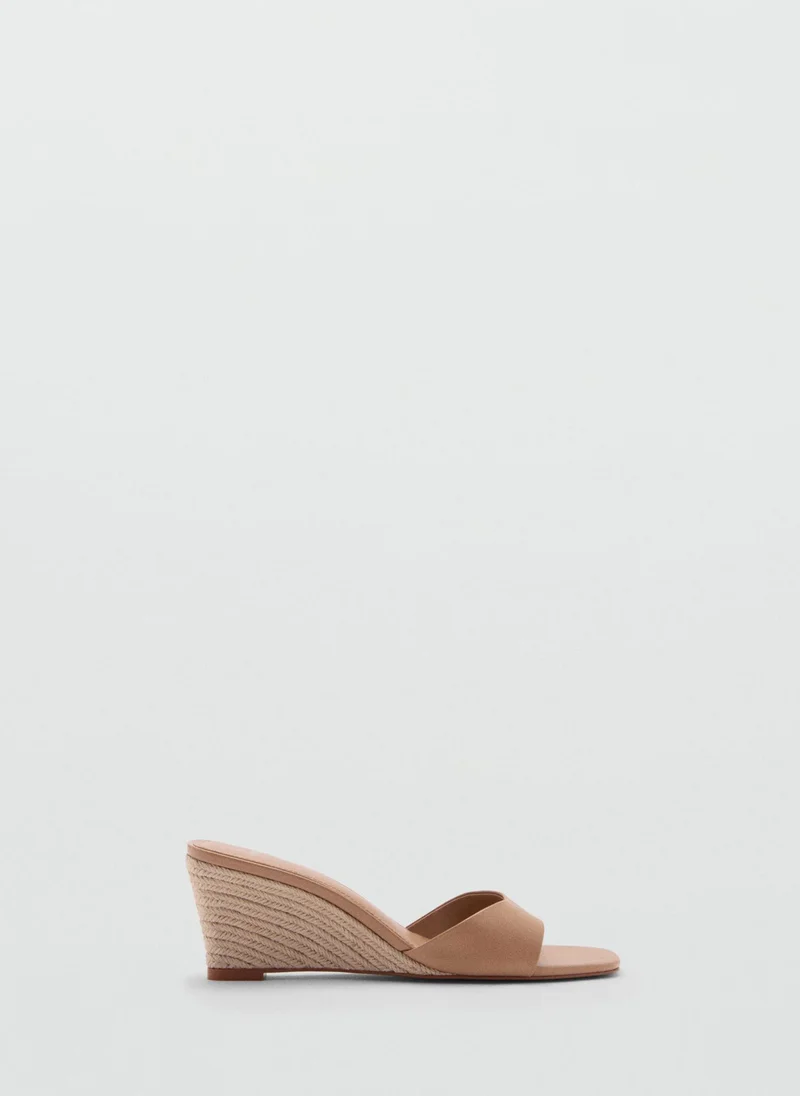 MANGO Wedge-Heel Sandal