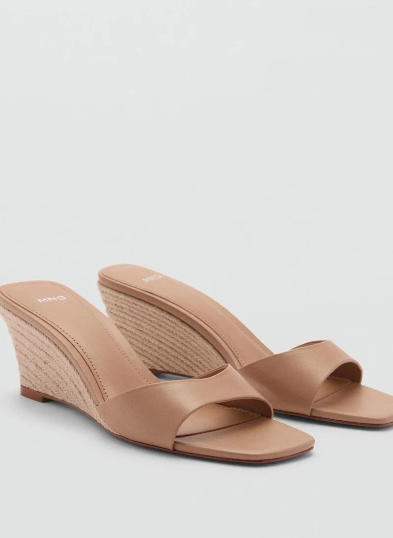 MANGO Wedge-Heel Sandal
