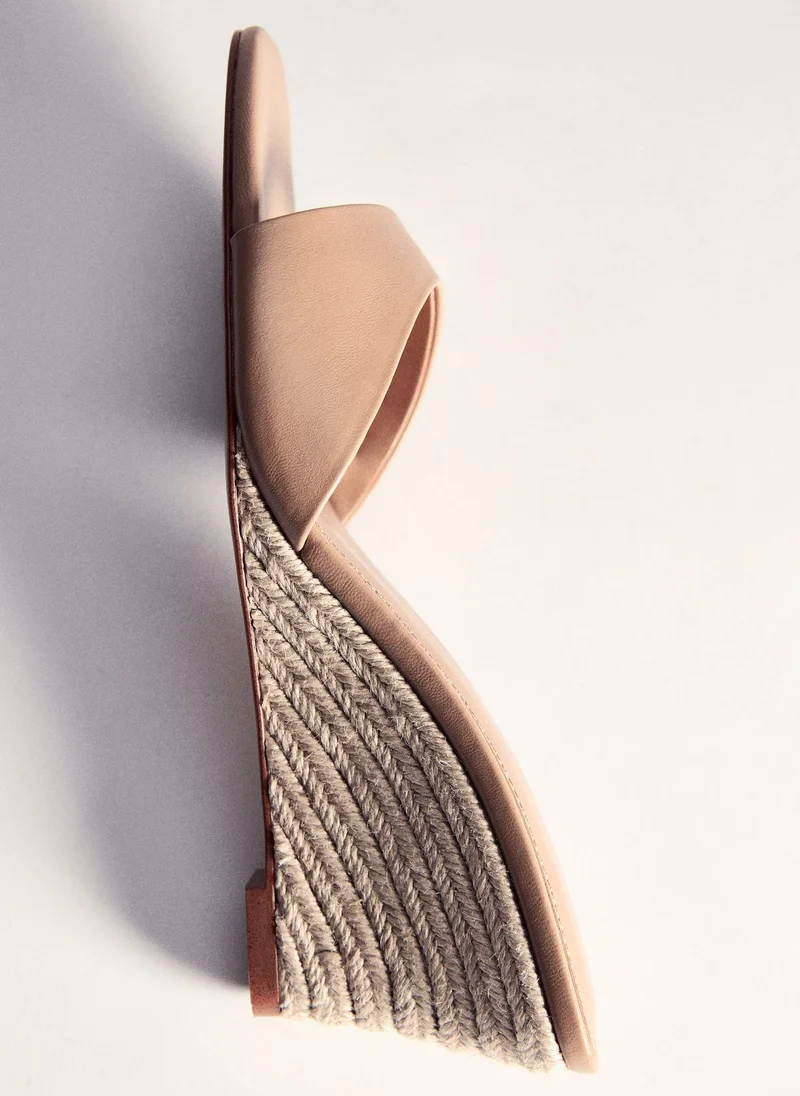 MANGO Wedge-Heel Sandal