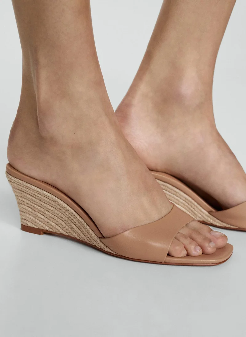 MANGO Wedge-Heel Sandal