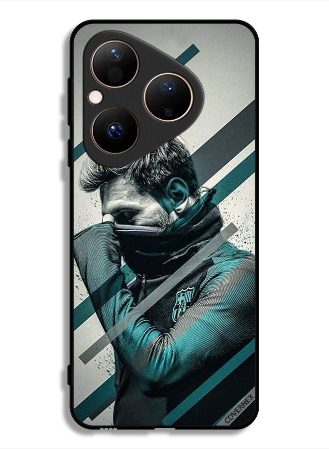 Covernex Huawei Pura 80 Protective Case Cover Messi Hiding Face - Image 1