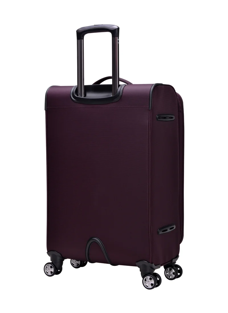 إيمينينت Soft Shell Travel Bag Expandable Luggage Trolley for Unisex Polyester Light Weight Suitcase with TSA Lock 4 Quiet Double Spinner Wheels V6093SZ